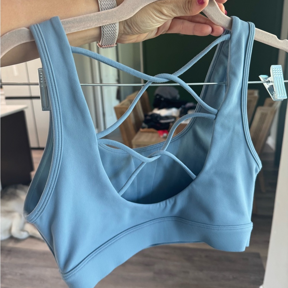 P'TULA Blue Activewear Top